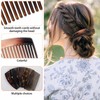 Ymapinc Pack of 5 French Clip On Hair Comb