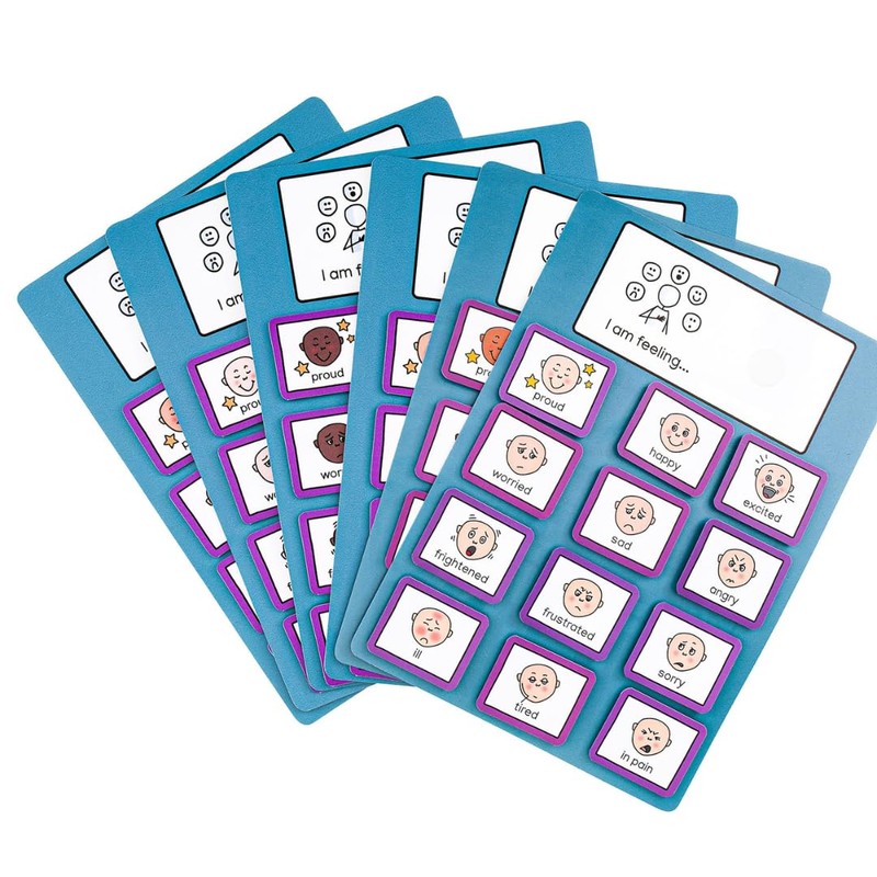I Am Feeling Chart, (E) Emotions Visual Symbols To Support