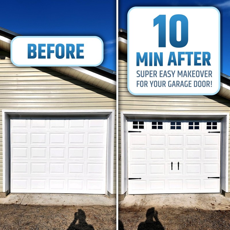 Strong & Glossy Magnetic Garage Door Windows - Fits 1