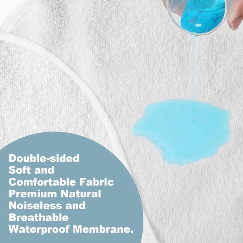 Ndahjahd Thicker 4-Pack Waterproof Changing Pad Liners - Ultra Soft