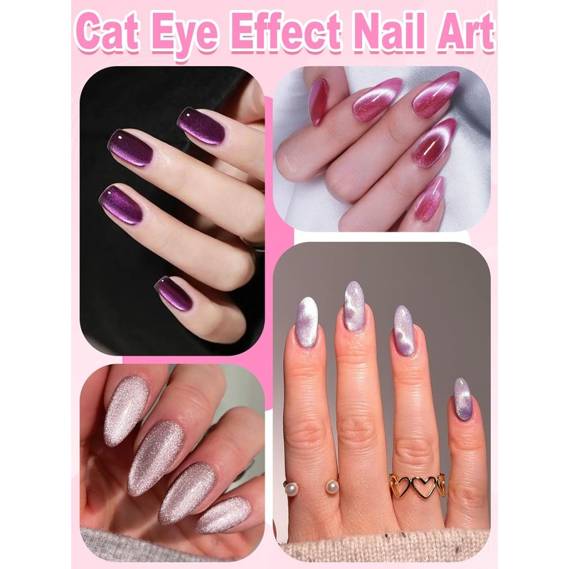 28PCS Cat Eye Gel Magnet Set for Nail