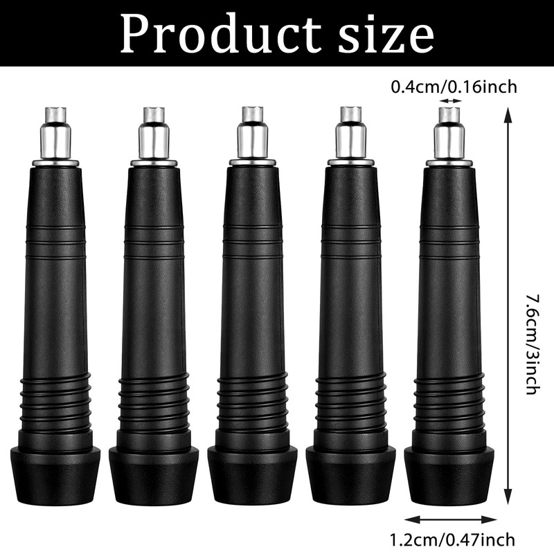 5Pcs Trekking Pole Tips Carbide Hiking Pole Carbide Tips Universal