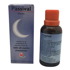 médicor - Elixir Passival 28 ml – Tratamiento Natural para el Insomnio y Mejora del Descanso – Fórmula con Passiflora Incarnata, Valeriana Officinalis e Ignatia Amara – Dosis Oral