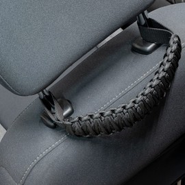 IAG I-Line Headrest Paracord Grab Handle for Ford Bronco 2021+ (Black)
