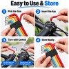 Bike Hex Key Set for Bicycle Repair – 7-Piece Color-Coded