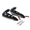 KIMISS Protector para manillar de moto, con luces LED, universal,