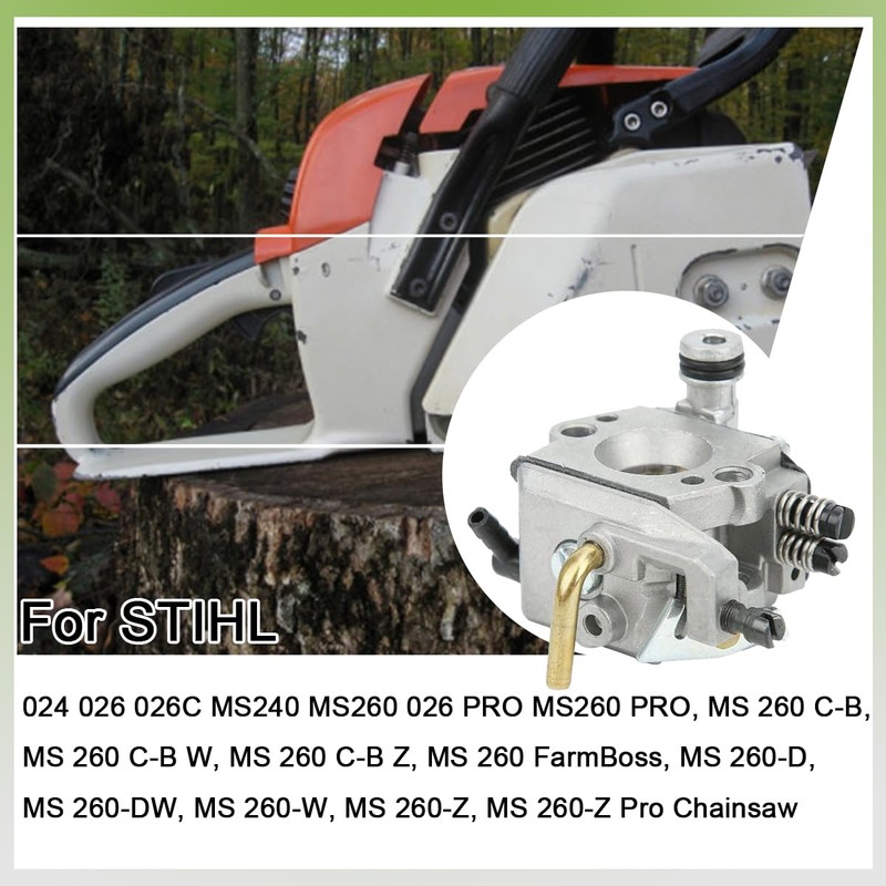 ZAMDOE Carburetor for stihl 024 026 PRO MS260 MS240 MS260