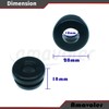 amavoler Rubber Grommets Saddle Bags Saddlebag Compatible for Harley Touring