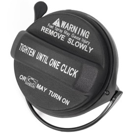 Click&Fit Gas Cap replacement for Hyundai and Kia from 2004 to 2019 – Fuel tank cap with tether and gasket replaces 310103L600, Black