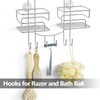 SRIWATANA Shower Caddy Organizer Hanging Over Head, Bathroom Shower Rack