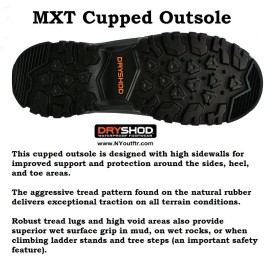 Dryshod Size 11 Legend MXT Gusset Black Hard-Working Outdoor Boots LGXG-MH-BK