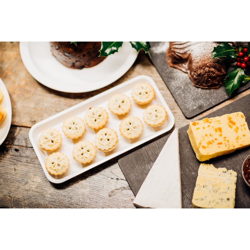 Harfield Polycarbonate Plastic Individual Serving Platter Black (Pack of 2)