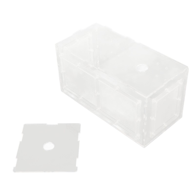 Fish Breeding Isolation Box Transparent Mesh Side Fish Tank Incubator