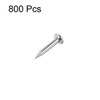 sourcing map Pack of 800 Small Tiny Hardware Nails Carbon