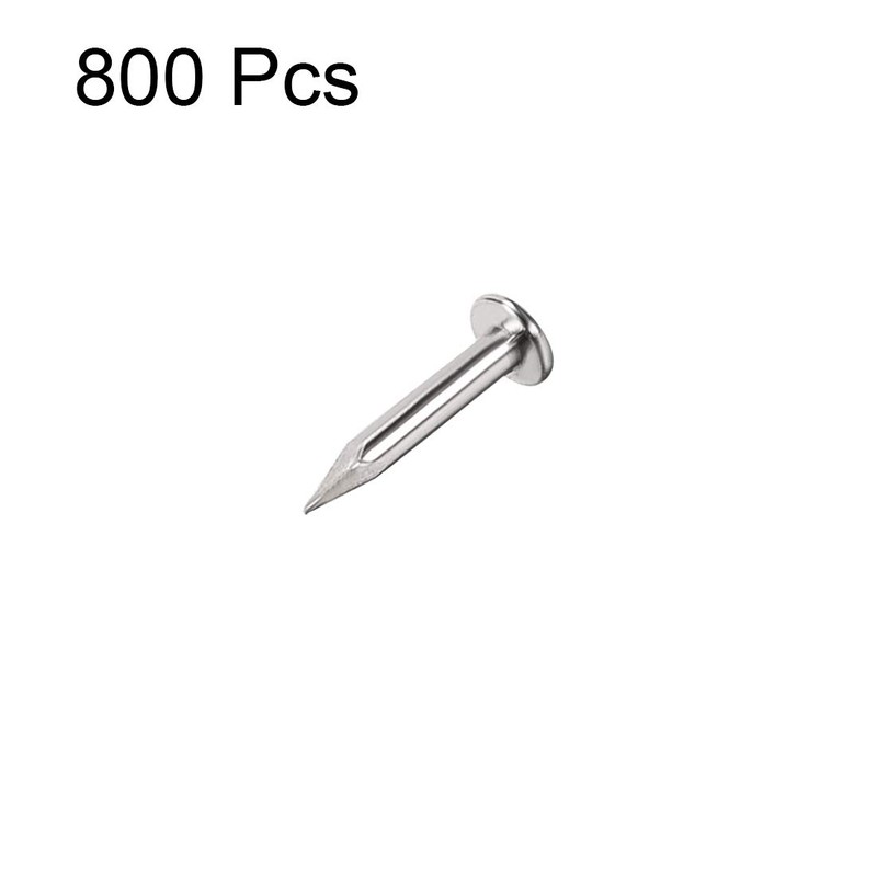 sourcing map Pack of 800 Small Tiny Hardware Nails Carbon