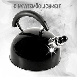 Kerafactum Kettle Whistle for Kettle Tea Kettle Replacement Whistle Pipe for Tea Kettle Universal Replacement Attachment for Whistling Kettle Water Kettle Flute Attachment