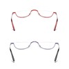 KoKoBin Half Reading Glasses - 2 Pairs Half Rim Metal