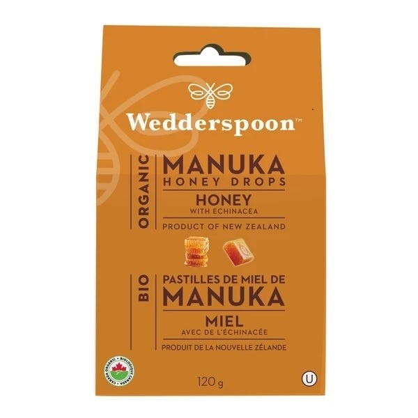 Wedderspoon Organic Manuka Honey Drops  120g