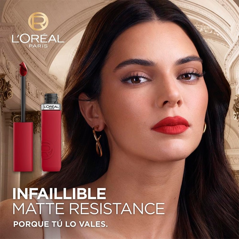 L'Oréal Paris, Infallible Le Matte Resistance, Labial Líquido Mate Larga