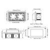 Akozon Extractor Fan for RV Interior Ventilation Openings 12 V