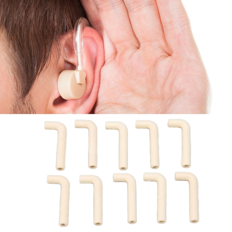 Hearing Aids Tube L Shaped Replacement Hearing Amplifier Receiving Tube