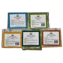 A Spice Above A Blend Above Best Sellers Dip Mix - Cucumber, Lemon Dill, Asiago Roasted Garlic, Spinach Parmesan, and Twice Baked Potato