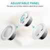 HG Power 4 Inch Soffit Vent, Adjustable Air Vent Cover,