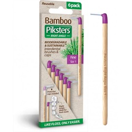 Piksters Buy Piksters Bamboo Right Angle Interdental Brush Size 1 6 Pack Online | Chempro Chemists