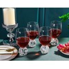 YLNNLC Red Wine Glasses Set of 4-16 oz Lead-Free Crystal