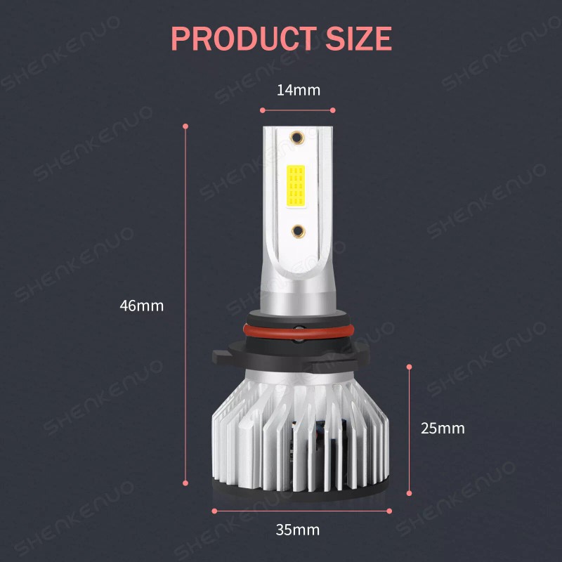 SHENKENUO For 2015-2019 Ford F150 - 6X 6000K LED Headlight