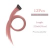 Princess Pink Hair Strands for Clip-In 12 Pieces 55 cm
