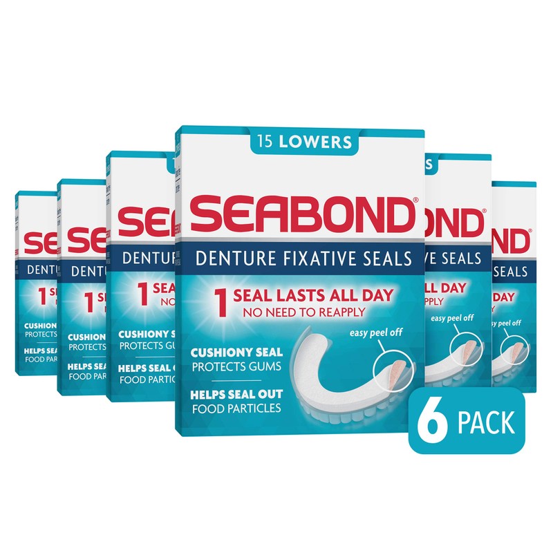 Sea-Bond Seabond Denture Fixative Seals - Original - 15 Lowers