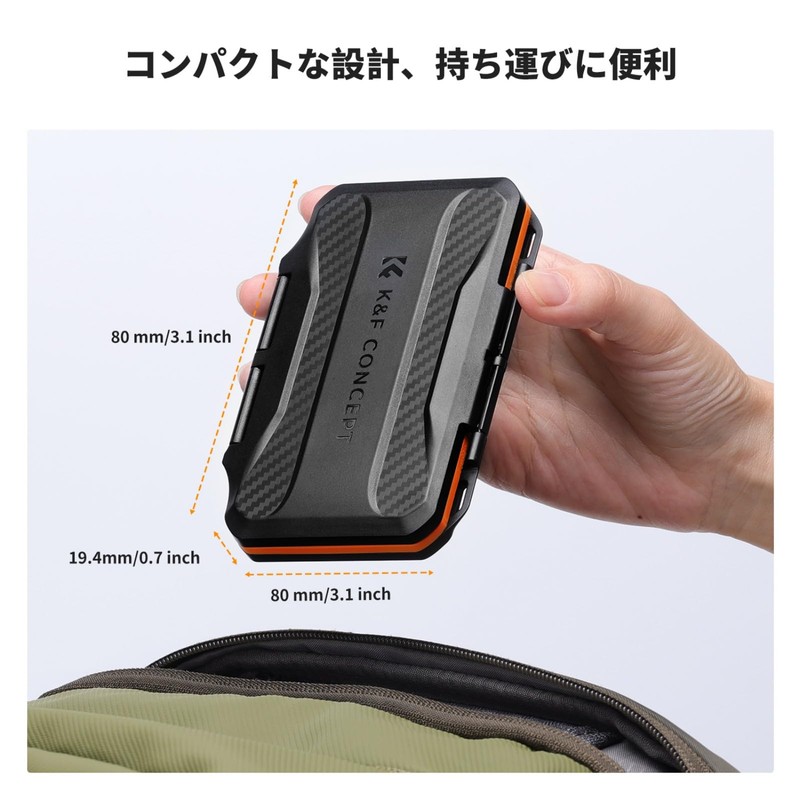 K&F CONCEPT Large Capacity 36 Slots Memory Card Case