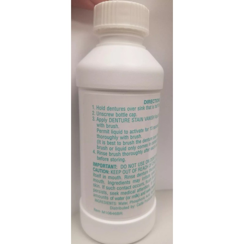 Cadie Denture Stain Vanish 2 bottles by cadie