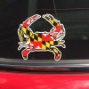 Maryland Flag Crab Shaped Sticker!!!