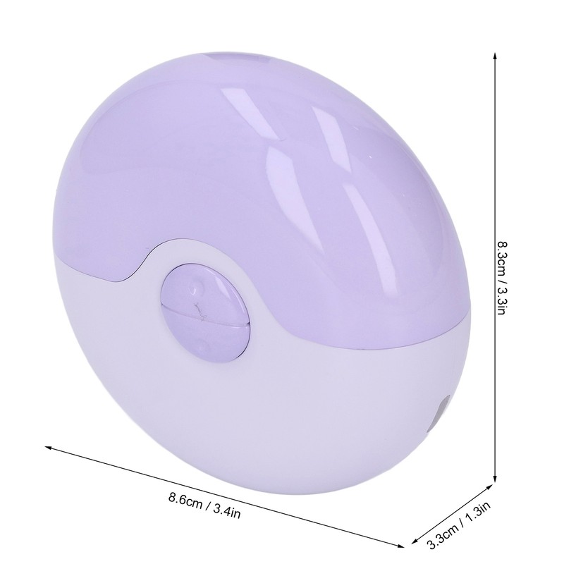 Electric Nail Clipper Round Anti Pinch USB Rechargeable Safety Electric