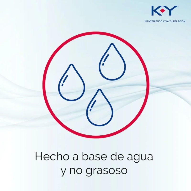 Gel Lubricante Íntimo K-y A Base De Agua Envase 100