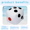 2Pcs Large Dice,Inflatable Dice 30cmx30cm(12inx12in) Giant Dice Big Dice Suitable