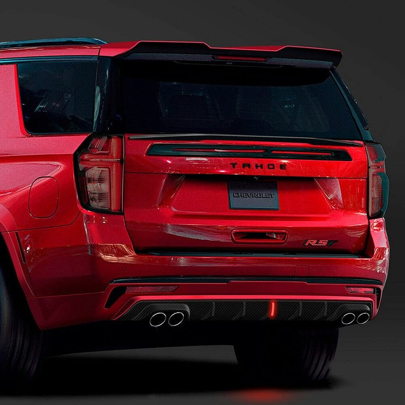 Set 4pack OEM Three Tahoe Plus RST Tailgate Emblems 3D