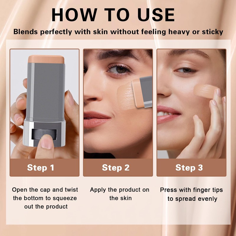 AOAZXBB Splendor Serum Boosted Skin Tint Stick Beauty Balm Lightweight