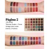 4 En 1 Paleta Sombras, Contorno, Iluminación Y Rubor