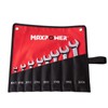MAXPOWER 8PCS Double Open-End Wrench Set, Full Polished Spanners with