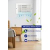 10"x6" Air Vent Cover Ceiling Register,LouanXpert Wall Vent Three-Way Plastic