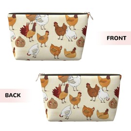 A Brood of Chickens Travel Toiletry Bag for Women and Men, Water-Resistant Purse Zipper Makeup Cosmetic Pouch Bag Travel Organizer Wash Bag for Accessories,Toiletries