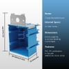 XGGYA 2 Gang Electrical Box Adjustable,Blue Electrical Boxes Plastic,34 Cubic