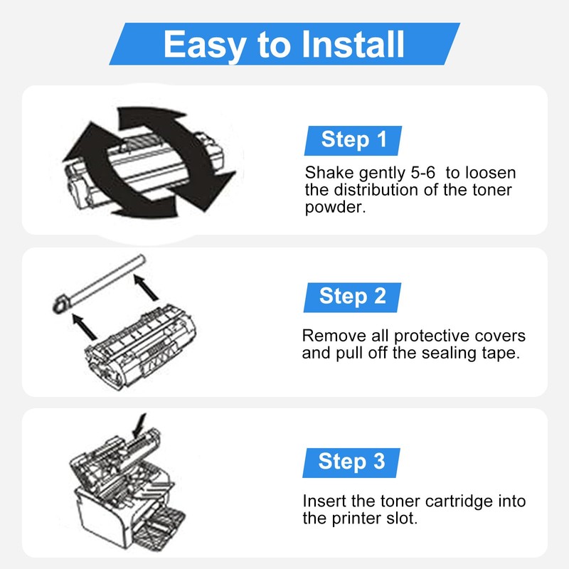 HenceBuy Compatible for TL-410X TL-410 TL-410H Toner Cartridges for P3302DW