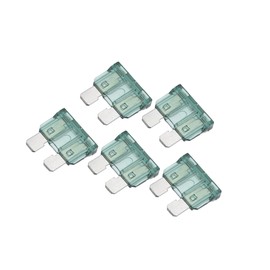 INFINAUTO 5pcs Blade Style Fuses 1A Blade Style Fuses Replacement for Automotive Car Boat Truck SUV RV Motorcycle Green Stylish Design