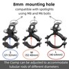 Motorcycle Light Bar Mount Brackets CNC Aluminum Fork Tube Clamps