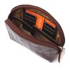 dR Amsterdam Makeup Bag, Chestnut, Contemporary