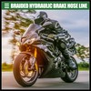 Hihaha Universal Brake Hose Motorcycle ATV Dirt Bike Motocross Braided